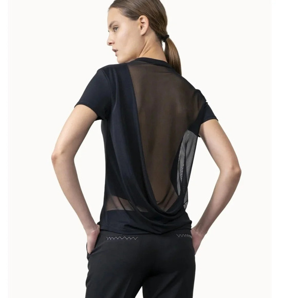 MICHAIL VEETA | DRESSY BLACK T-SHIRT M - Picture 1 of 7